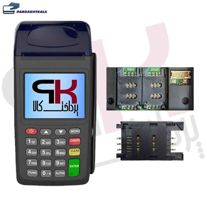 جای سیم کارت کارتخوان newpos 7210